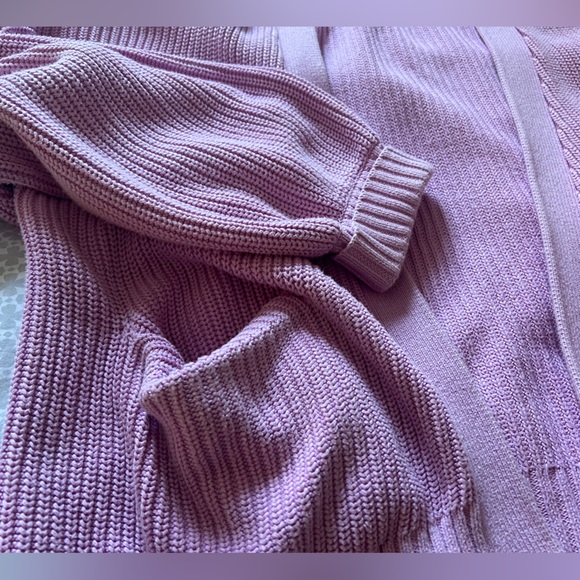 Paper Label open front cotton cardigan - Picture 2 of 6